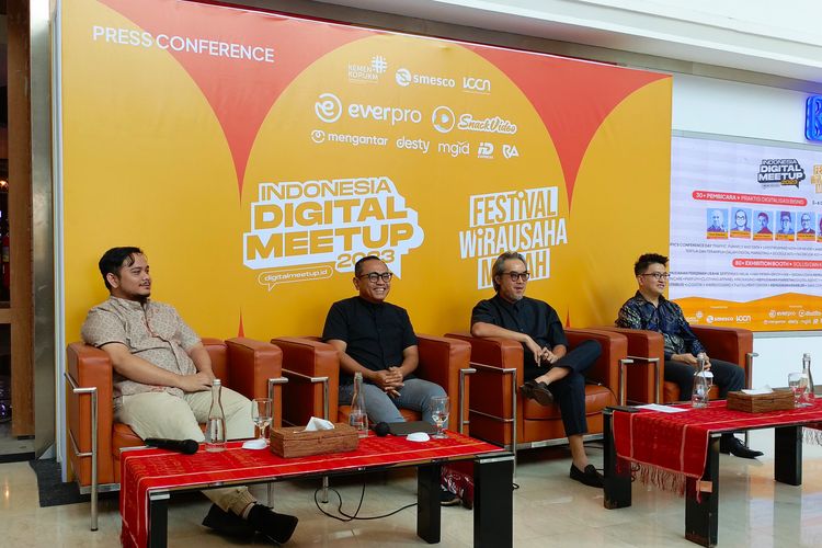 Smesco : Indonesia Digital MeetUp 2023 di Jakarta, Senin (2/10/2023)