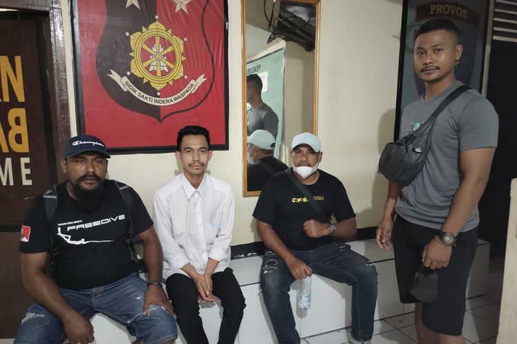 Kasman, seorang pemuda asal Desa Grandeng, Kecamatan Lolong Guba, Kabupaten Buru, Maluku yang membawa kabur sepeda motor warga ditangkap polisi, Selasa (8/2/2022)