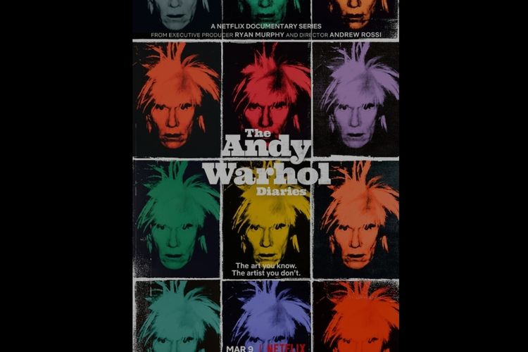 Dokumenter kisah hidup seniman Andy Warhol berjudul The Andy Warhol Diaries sudah tayang di platform Netflix.