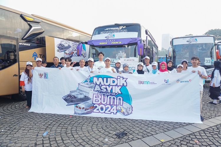 PT Aneka Tambang Tbk (Antam) kembali mengadakan kegiatan Mudik Bersama BUMN untuk menyambut Idul Fitri 1445 Hijriyah (H).