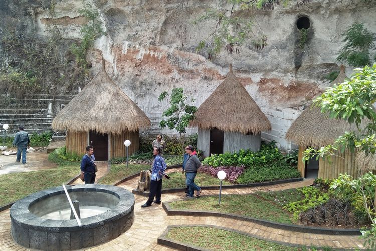 Rumah inap ala Papua yang bakal ditawarkan kepada para pengunjung di Wisata Setigi.