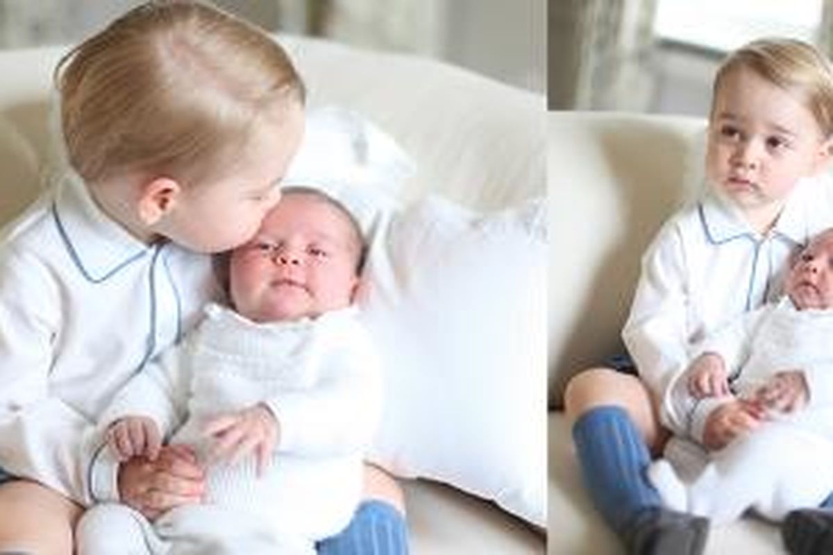 Foto-foto ini diabadikan sendiri oleh sang ibunda, Kate Middleton, yang bergelar Duchess of Cambridge.