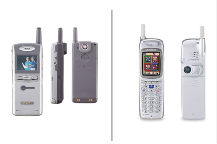 Samsung SCH-V200 dan Sharp J-SH04.