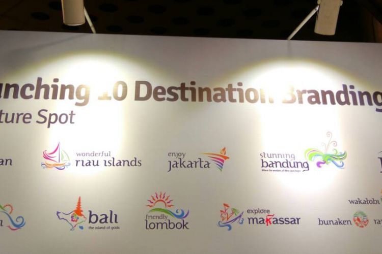 Logo baru 10 destinasi wisata di Indonesia.