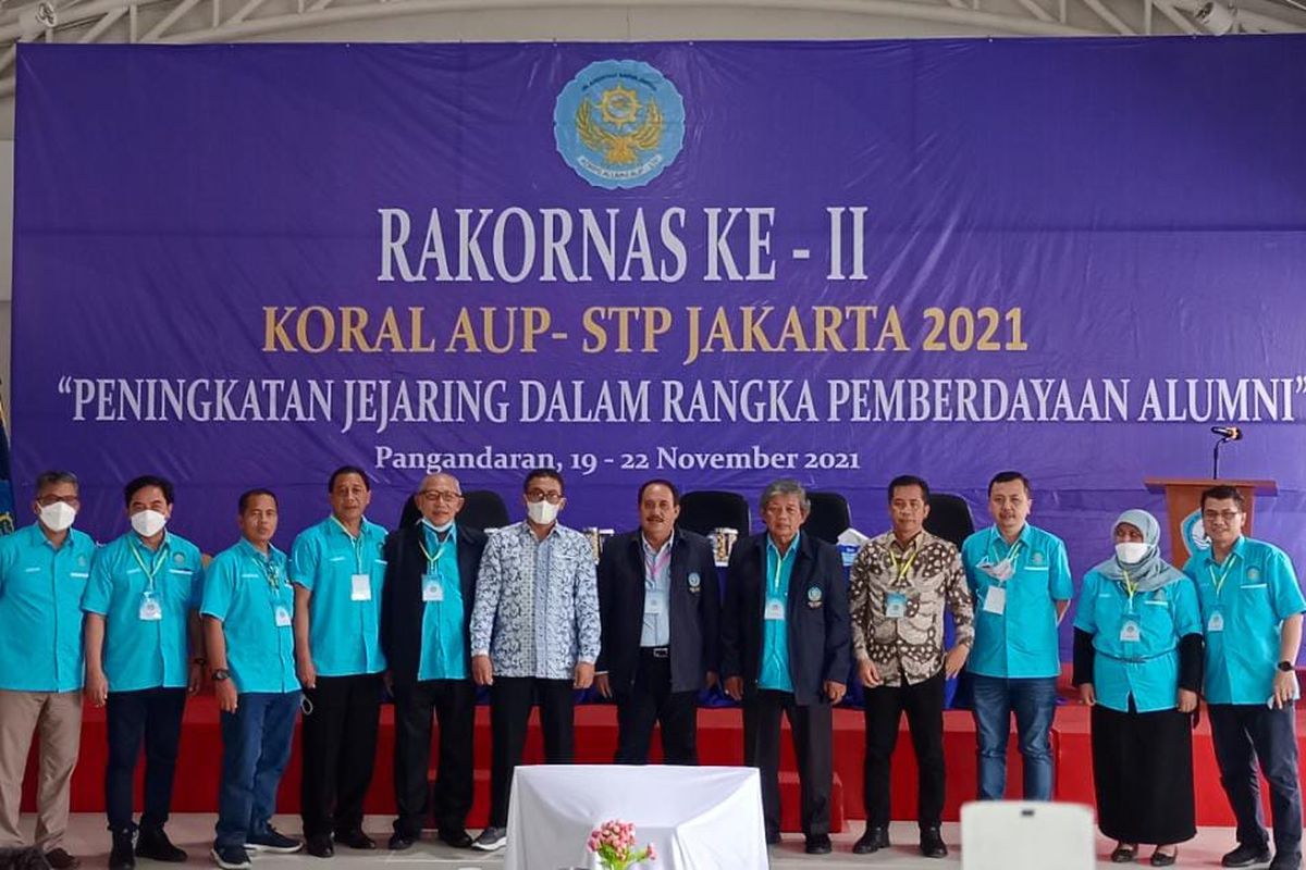 Pelaksana Tugas (Plt) Kepala Badan Riset dan Sumber Daya Manusia (BRSDM) Kementerian Kelautan dan Perikanan (KP) Kusdiantoro dalam Rapat Koordinasi Nasional (Rakornas) II Koral Ahli Usaha Perikanan-Sekolah Tinggi Perikanan (AUP-STP) di Pangandaran, Jawa Barat (Jabar), Sabtu (20/11/2021).