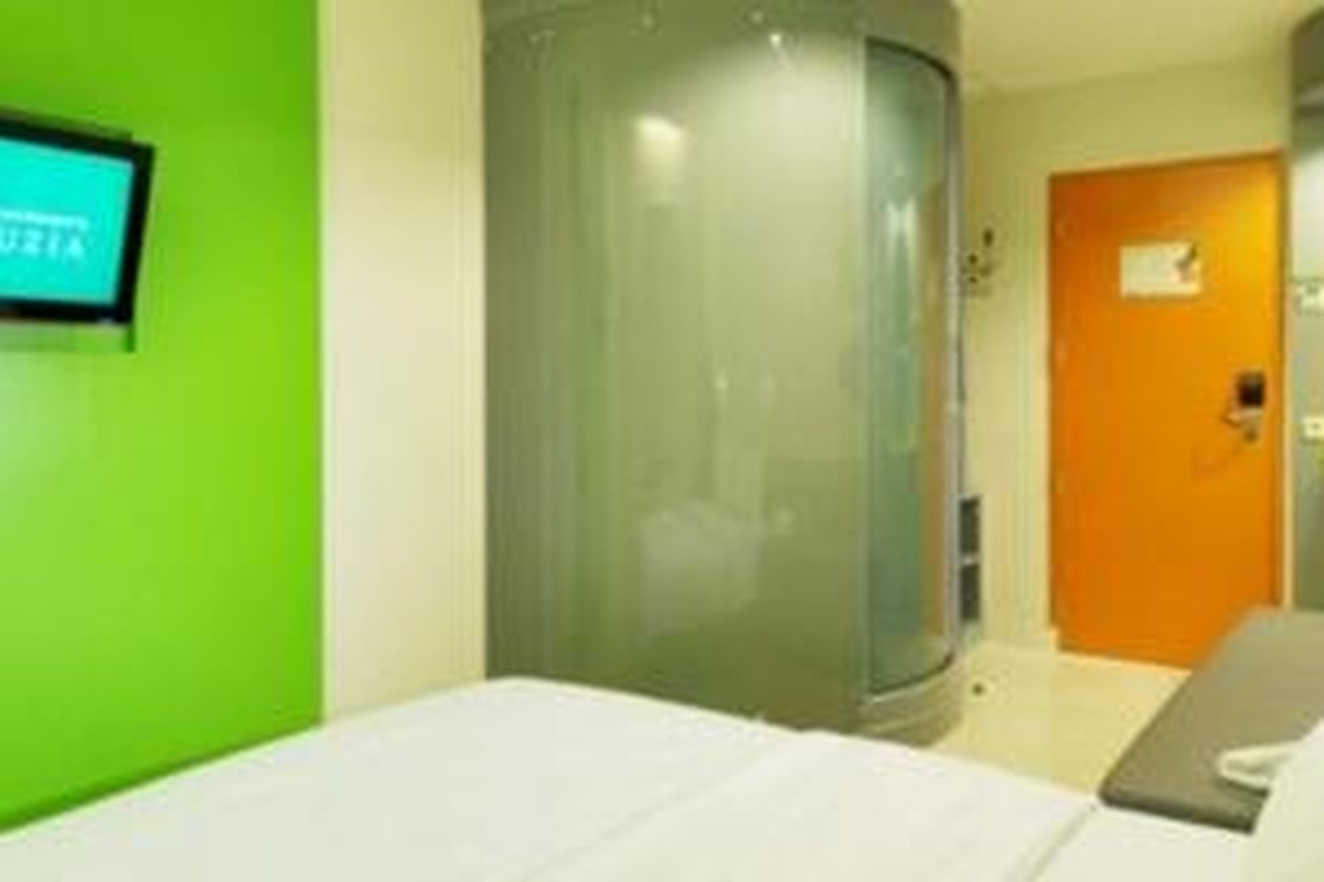 Kamar di Pop! Hotel.