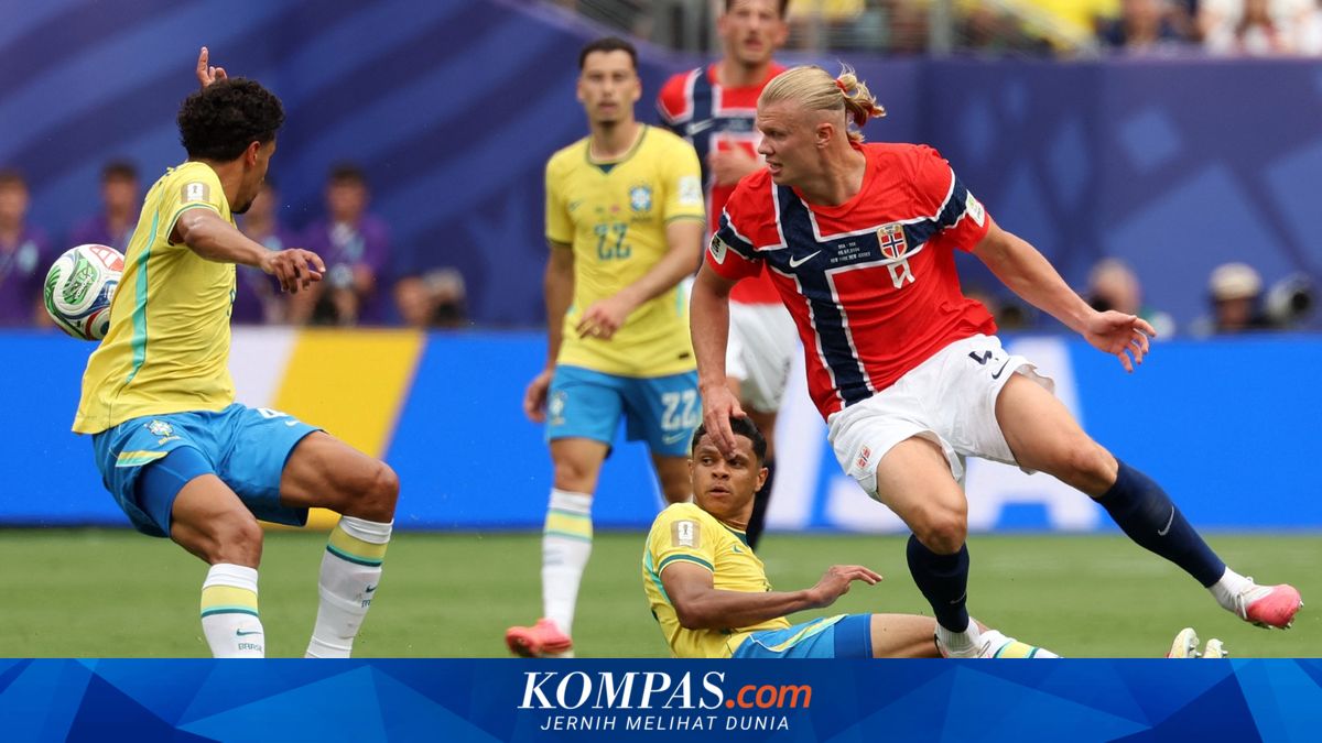 Man of The Match Brasil Vs Norwegia: Erling Haaland Bak Monster