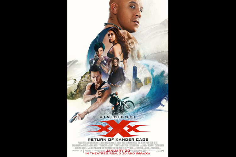 750px x 500px - Sinopsis Film XXX: Return of Xander Cage, Vin Diesel Memburu Kotak Pandora