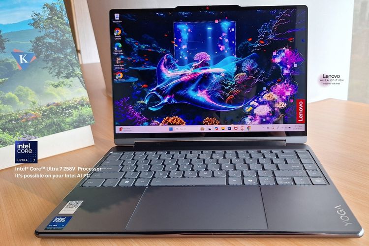 Lenovo Yoga 9i 2-in-1 Aura Edition, Laptop AI Serbabisa untuk Hiburan dan Produktivitas Tanpa Batas