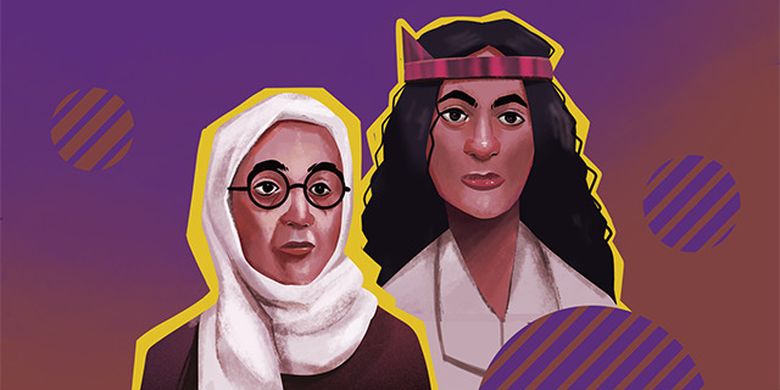 Rasuna Said  dan  Martha Christina Tiahahu adalah dua pahlawan perempuan di Indonesia