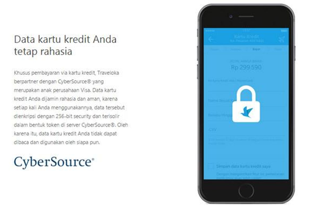 CyberSource merupakan payment gateway yang terpercaya dan menjadi partner banyak e-commerce dan perbankan dunia. 