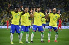 Ranking FIFA Tim-tim 8 Besar Piala Dunia 2022: Brasil Teratas