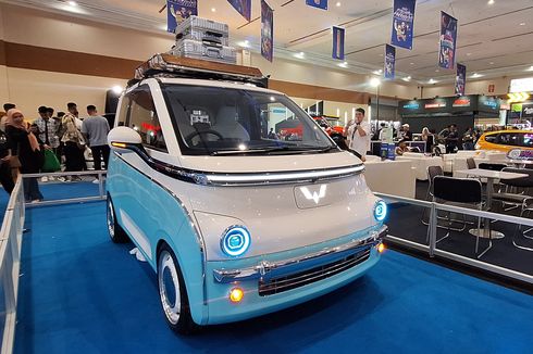 Modifikasi Wuling Air ev Bergaya Retro Futuristis