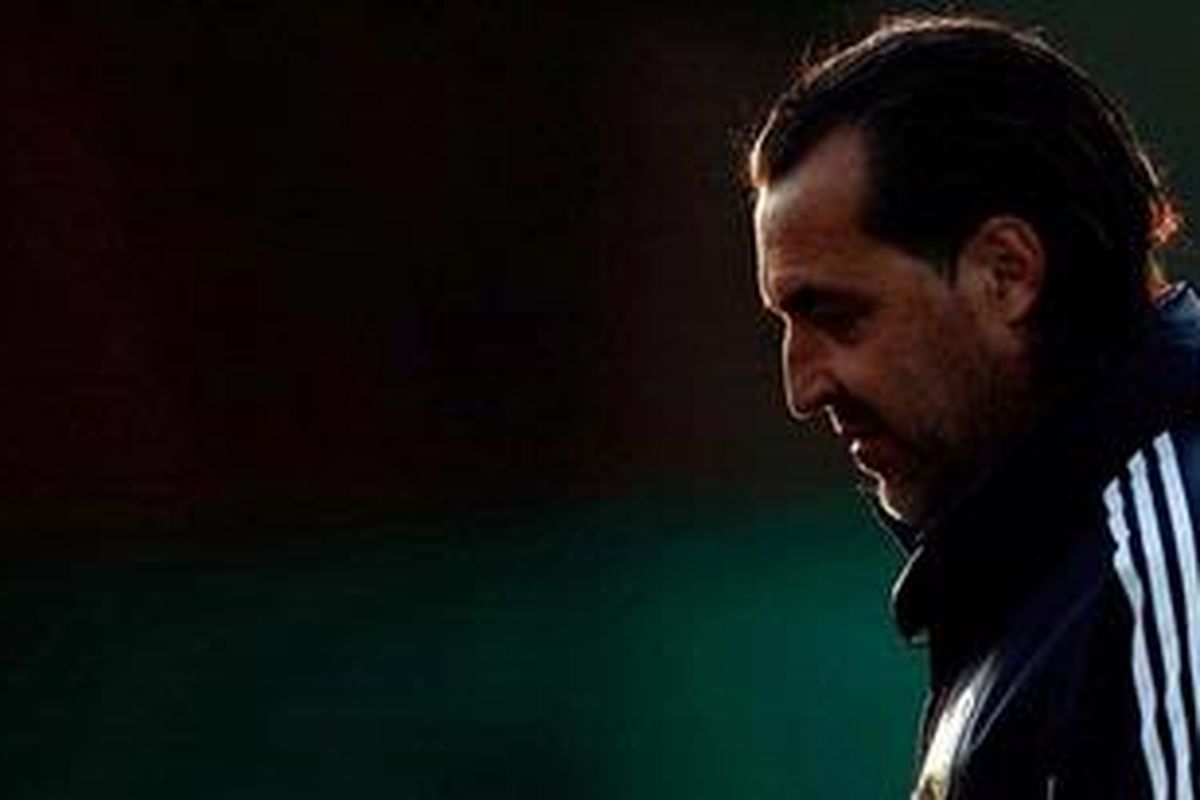 Pelatih tim nasional Argentina, Sergio Batista.