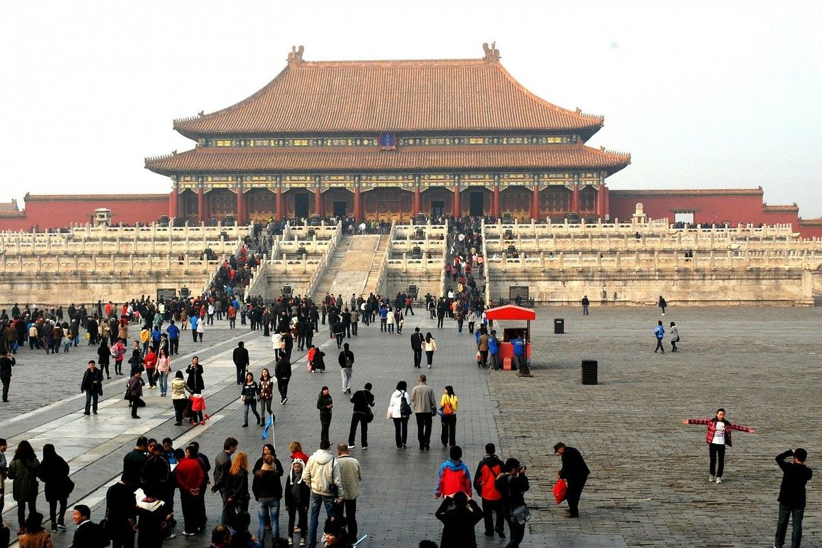 Ilustrasi China - Kota Terlarang / The Forbidden City.