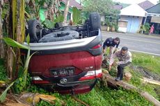 Mobil Terios Terbalik, Pengemudi dan Penumpang Malah Kabur, Polisi: Sopirnya Mabuk