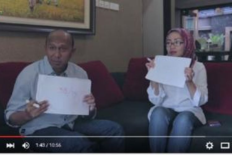 Rahmad Darmawan bersama sang istri saat ditemui Kompas.com, beberapa waktu lalu. 