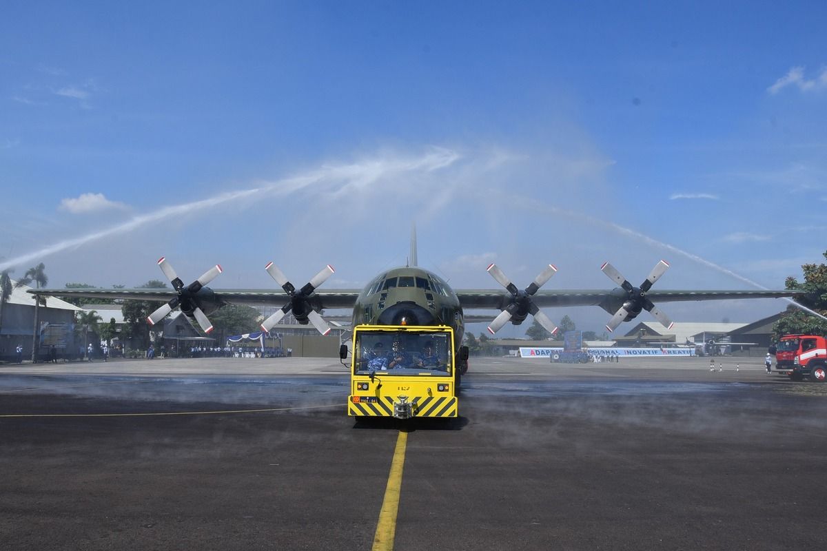 Setelah 64 tahun mengabdi pesawat legendaris Hercules C-130B dengan registrasi A-1303 resmi berhenti beroperasi.