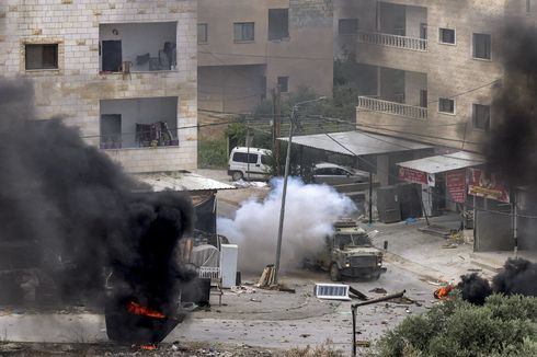 Tentara Israel Gerebek Tepi Barat, Tewaskan 3 Warga Palestina, Tembakkan Rudal dari Helikopter