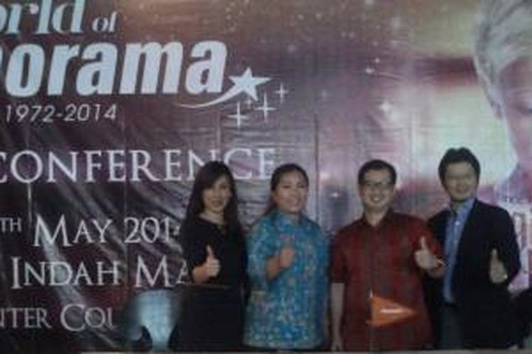 Jumpa pers Panorama Tours di Jakarta, Rabu (7/5/2014).