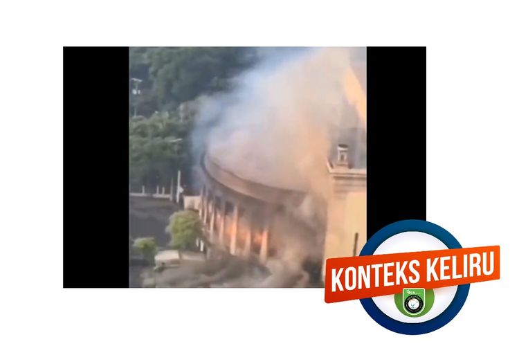 Hoaks, perpustakaan terbesar di Perancis dibakar perusuh