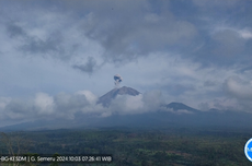 Pagi Ini, Gunung Semeru Alami 8 Kali Erupsi, Kolom Abu Capai 800 Meter