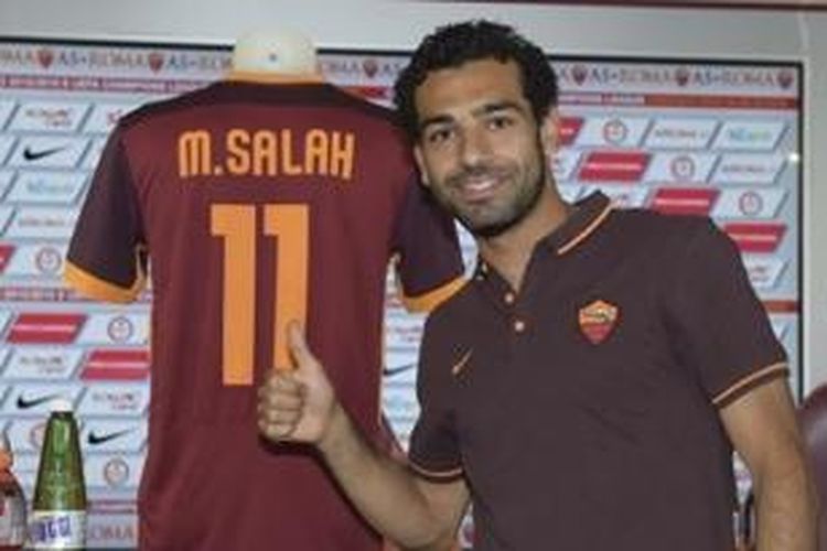 Mohamed Salah resmi bergabung dengan AS Roma. 