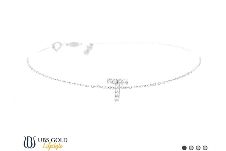 Gelang Inisial Alphagiv dari UBS Gold.