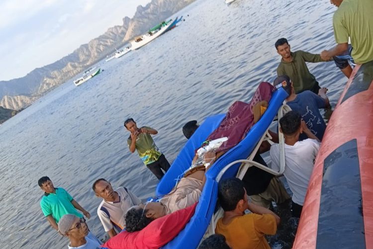 Alami Pendarahan Hebat, Warga Pulau Komodo Dievakuasi ke Labuan Bajo Pakai Speedboat