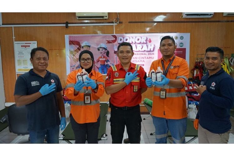 PT Nusa Halmahera Minerals (NHM) berhasil menghimpun 64 kantong darah pada kegiatan donor darah yang digelar di Lantai 1 Ruang Training Center area Tambang Emas Gosowong, Kabupaten Halmahera Utara, Maluku Utara, Selasa (13/1/2026) dan Rabu (14/1/2026).