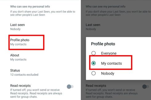 Trik agar Foto Profil WhatsApp Tidak Terlihat oleh Orang Tertentu