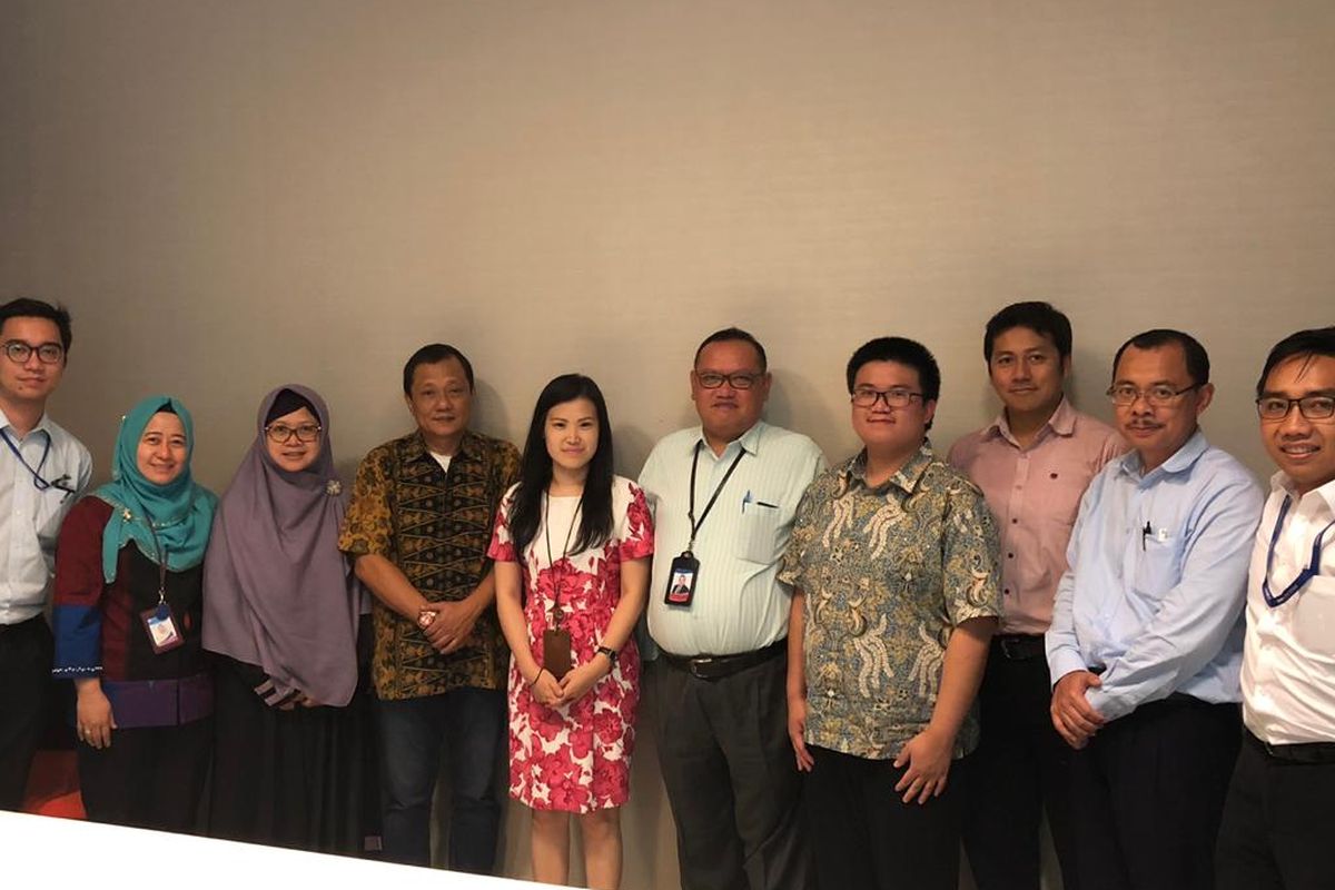 Kunjungan Bank Indonesia ke perusahaan financial technology, DanaRupiah, Kamis (18/4/2019).