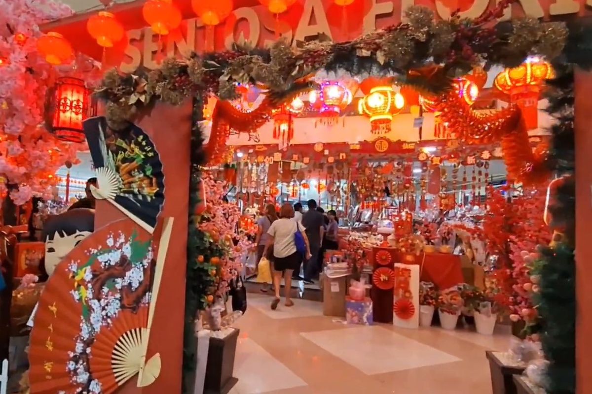 Suasana Parat Atom Surabaya pada Selasa (21/1/2025)