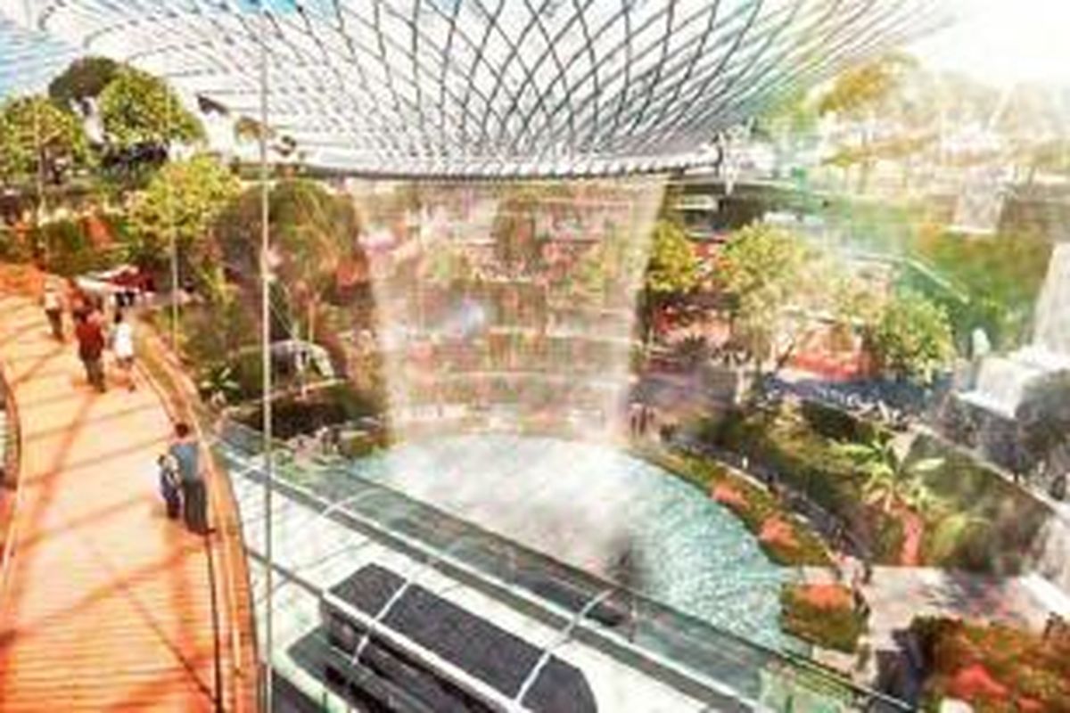 Project Jewel, Changi, Singapura.