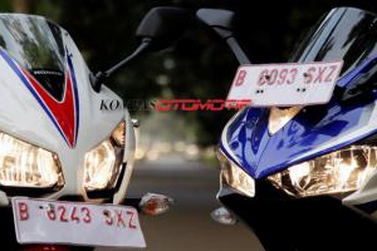 Adu sorotan mata Honda CBR250R Vs Yamaha YZF-R25, mana lebih galak?