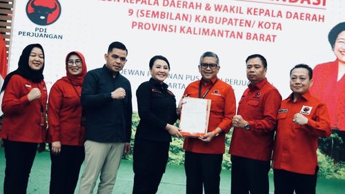 Dapat Rekomendasi PDI-P, Karolin-Erani Klaim Didukung 6 Parpol di Pilkada Landak