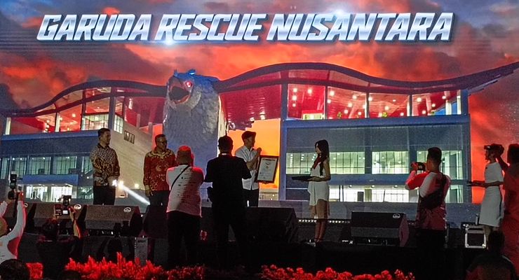 Gedung Garuda Rescue Nusantara Balikpapan Sabet Rekor Muri