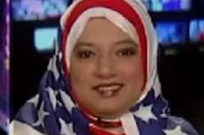 Ketika Saba Ahmed Gunakan Bendera AS sebagai Hijab di 