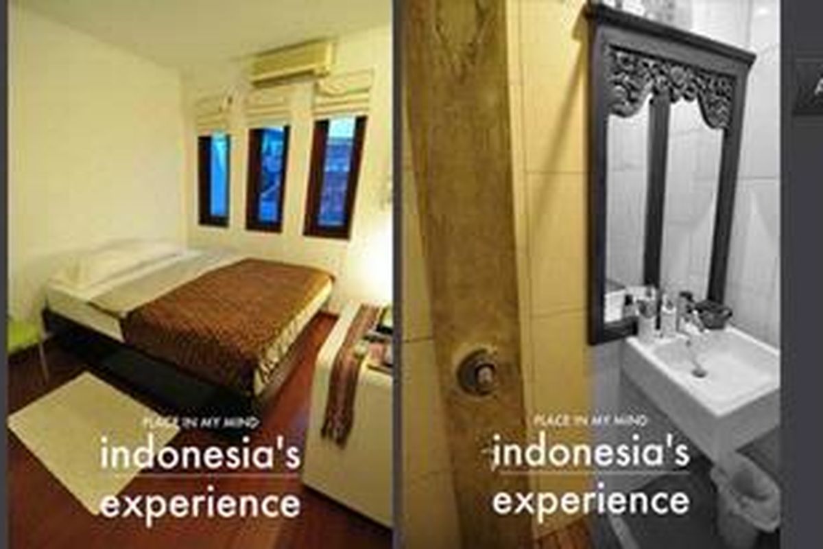 Kamar pribadi Henry yang disewakan melalui situs Airbnb.com.