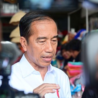 Presiden Jokowi saat berada di Banyuwangi 