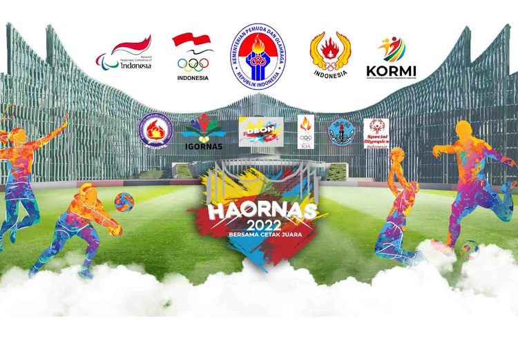 Ilustrasi Hari Olahraga Nasional (Haornas) 2022. Perayaan Haornas 2022 akan dihelat di Stadion Batakan, Balikpapan, Kalimantan Timur, pada 9 September mendatang.