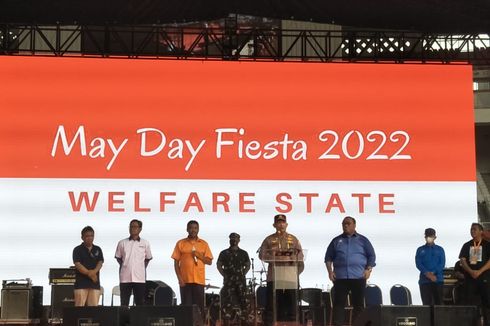 Hadiri May Day Fiesta 2022, Kapolri Sebut Buruh Berperan Sukseskan Capaian Vaksinasi hingga Pertumbuhan Ekonomi