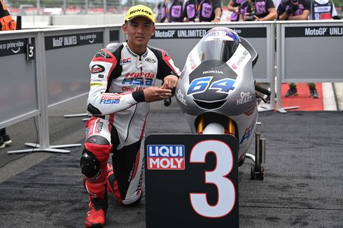 Start Ketiga di Moto3 Mandalika, Mario Aji Menjaga Asa Wujudkan Mimpi Almarhum Ayahnya