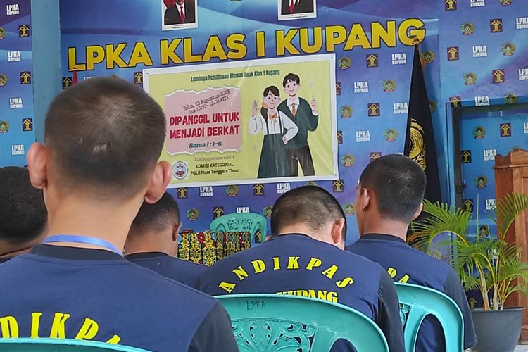 Anak berkonflik dengan hukum di LPKA Klas I Kupang.