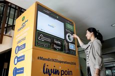 Kurangi Sampah Plastik, Bank Mandiri Sediakan Reverse Vending Machine