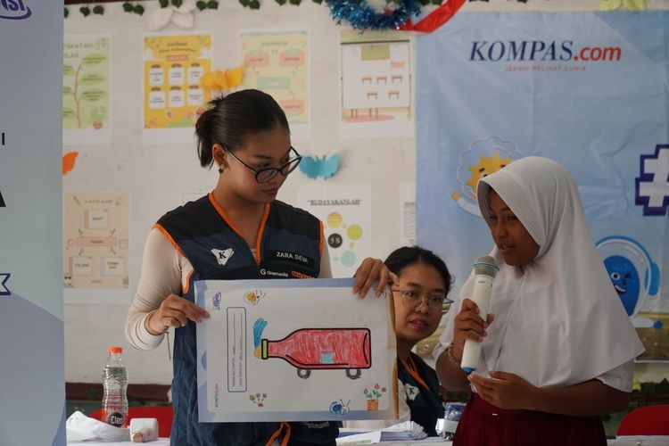 Serunya Anak-anak SDN 2 Maitara Berkreasi, Ubah Gambar Botol Jadi Mobil hingga Jus Wortel