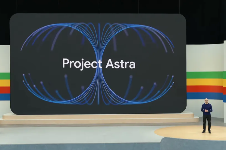 Ilustrasi Project Astra yang diperkenalkan Google di Google I/O 2024.