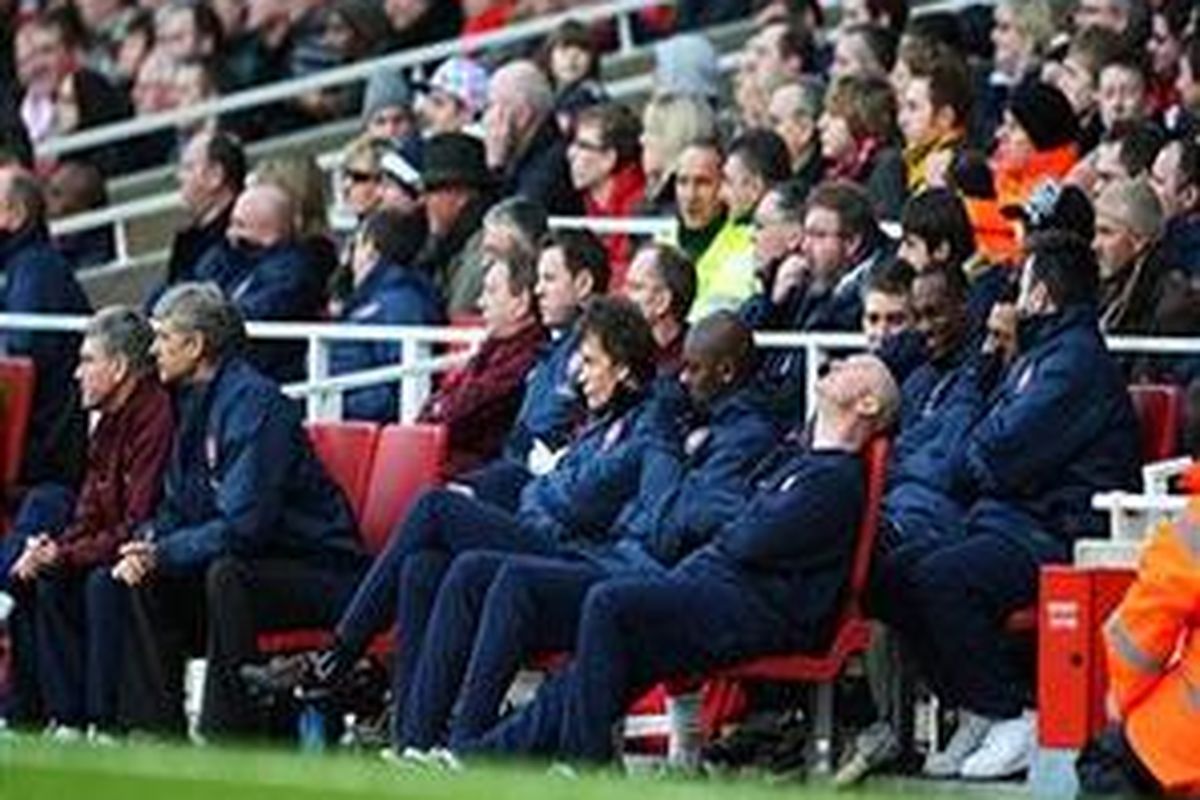 Arsene Wenger terpaksa akan banyak menurunkan pemain cadangan.