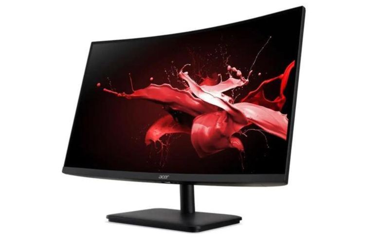 Monitor curved ini memakai layar 27 inci dengan tingkat kelengkungan 1500R dan resolusi WQHD.