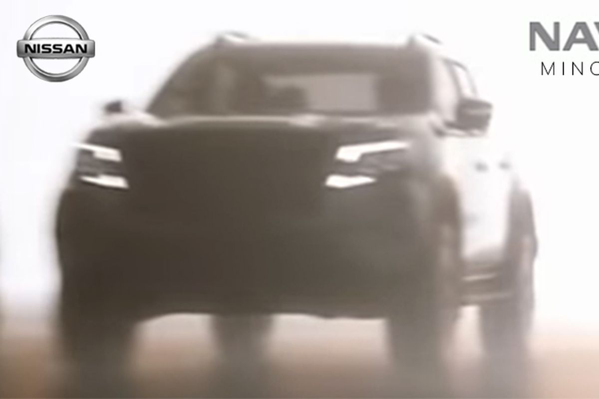 Siluet Nissan Navara dalam video ?Nissan Next: From A to Z?.